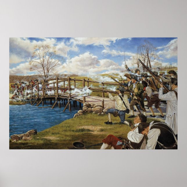 Poster Shot ouviu ao redor do mundo por Domenick D'Andrea (Frente)