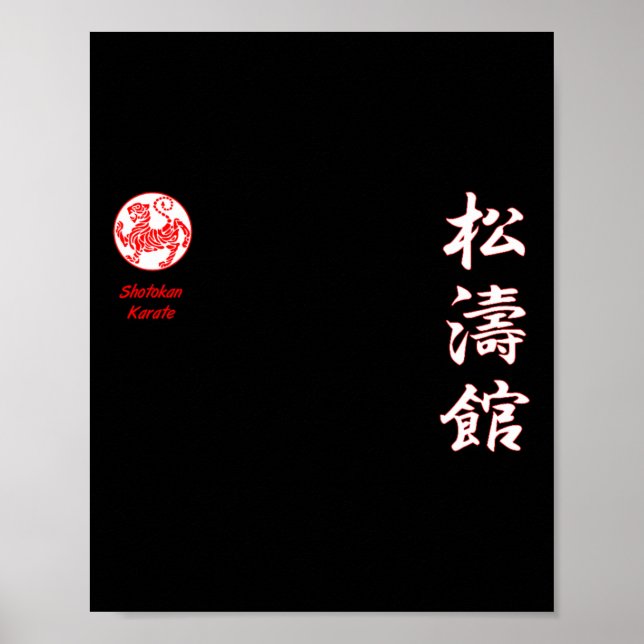 Poster Shotokan Karate (Frente)