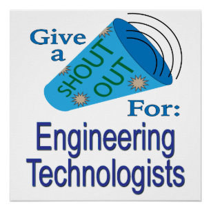 Póster Shout for Engineering Technologists