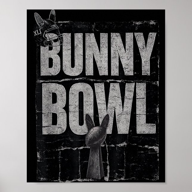 Poster Show de Intervalo Engraçado Bunny Bowl 2026  (Frente)