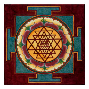 Póster Shri Yantra