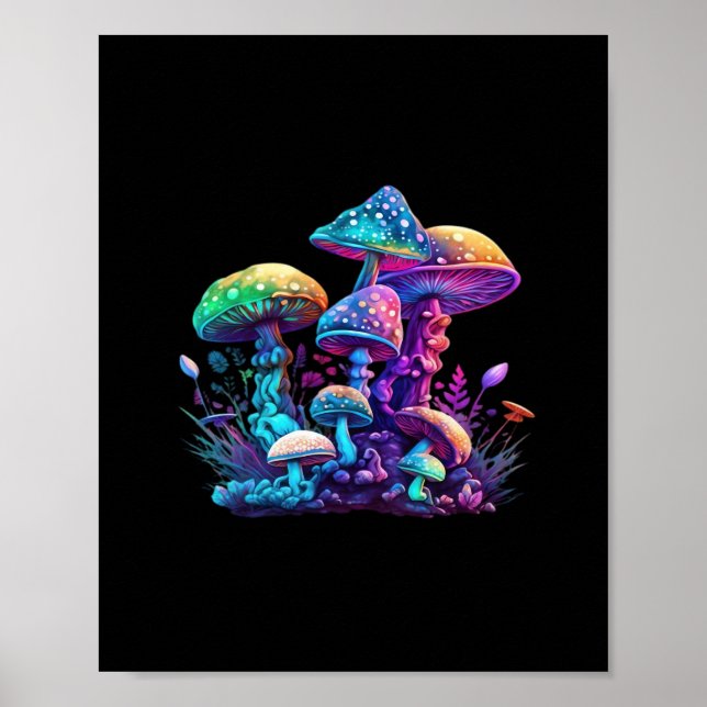 Poster Shroom Místico - Whimsigoth E Witchcore Wonderl (Frente)