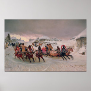 Póster Shrovetide, 1889