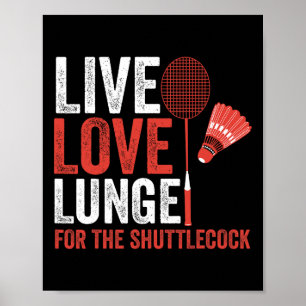 Poster Shuttle Badminton
