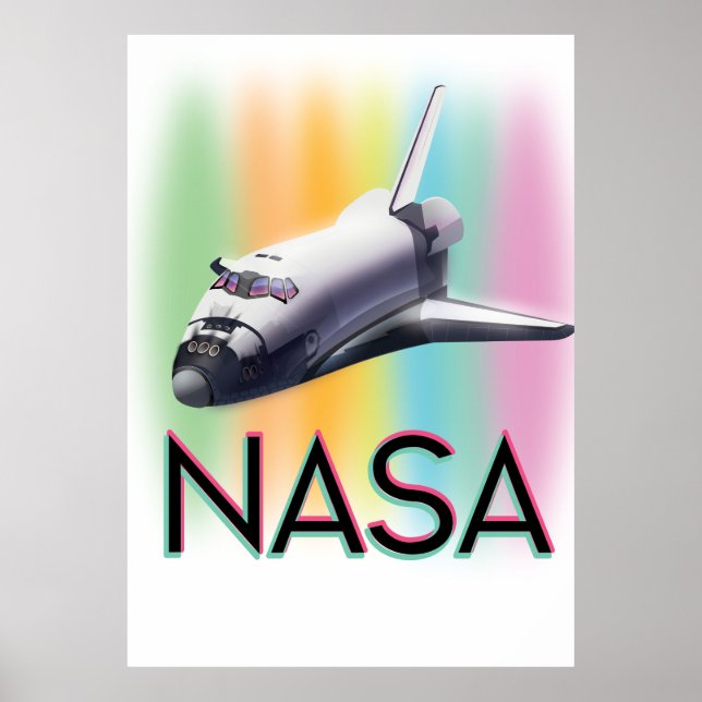 Poster Shuttle Espacial da NASA (Frente)