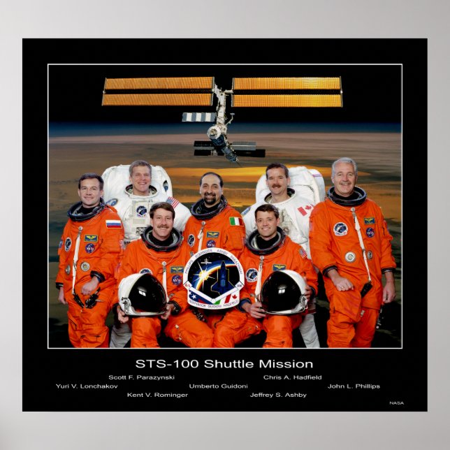 Poster Shuttle-sts100-s-002 (Frente)