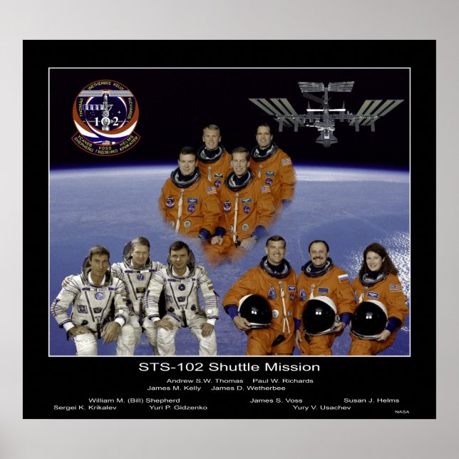 Póster Shuttle-sts102-s-002 (Frente)