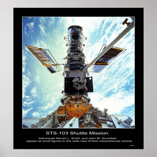 Póster Shuttle-sts103_713_048 (Frente)