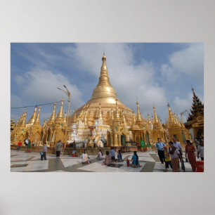 Póster Shwe Dagon Pagoda