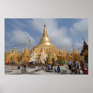 Póster Shwe Dagon Pagoda