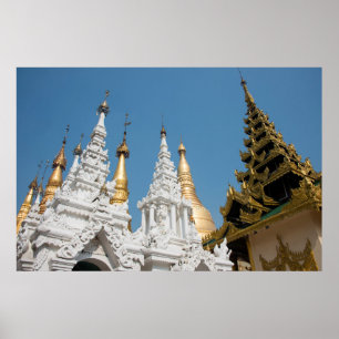 Póster Shwedagon Pagoda Exterior