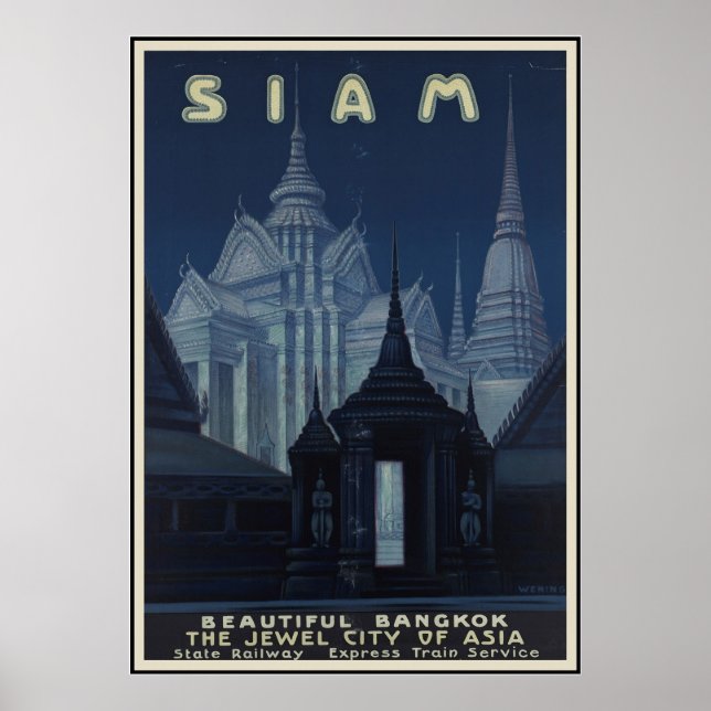 Póster Siam BeauBonce Bangkok (Frente)