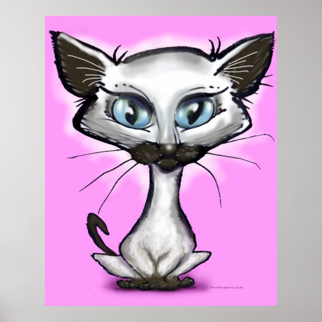 Poster Siamese Kitten (Frente)