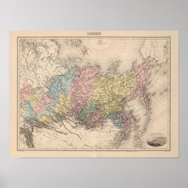 Póster Sibéria (Frente)