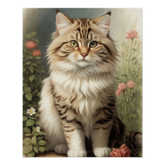 Póster Siberian Cat