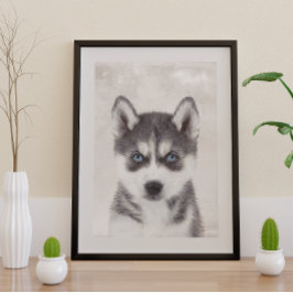 Póster Siberian Husky Poster