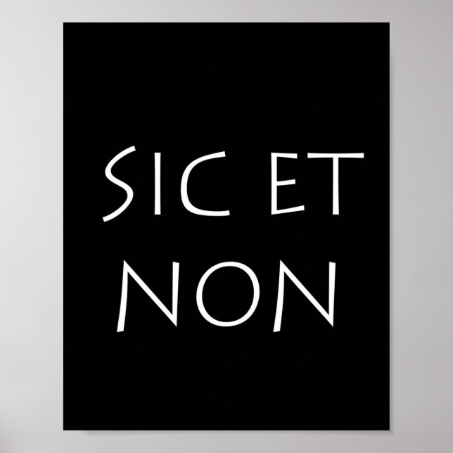 Poster sic e não (Frente)