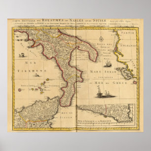 Poster Sicília Itália