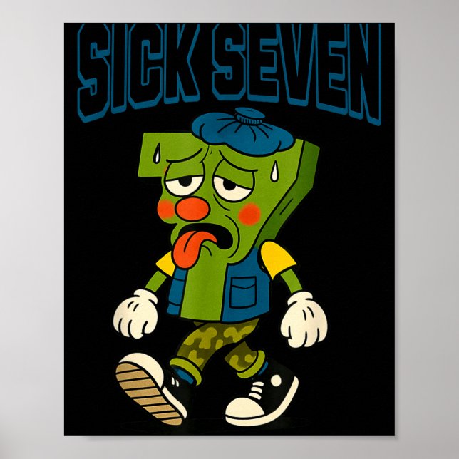 Poster Sick Seven 67 Halloween Costume For Pular Design  (Frente)