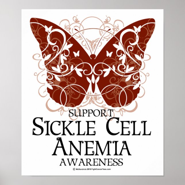 Poster Sickle Cell Anemia Butterfly (Frente)