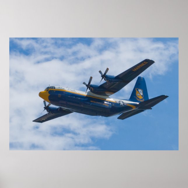 Poster Side Shot of Blue Angels C-130 Fat Albert (Frente)