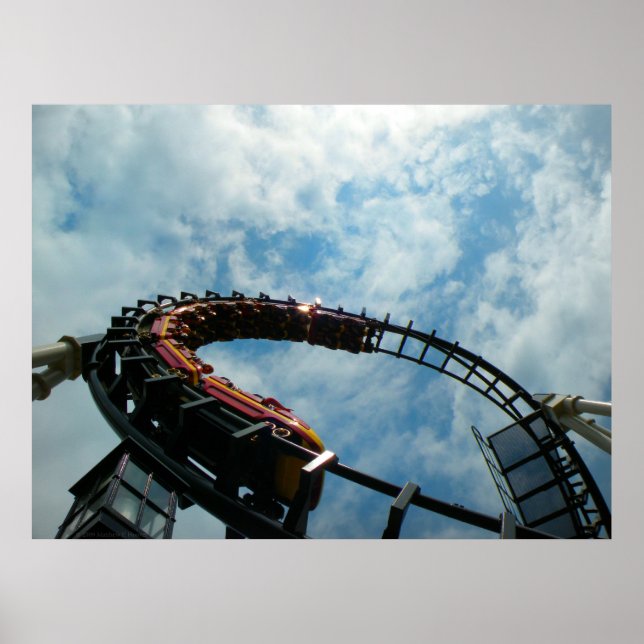 Poster Sidewinder de Hershey Park (Frente)