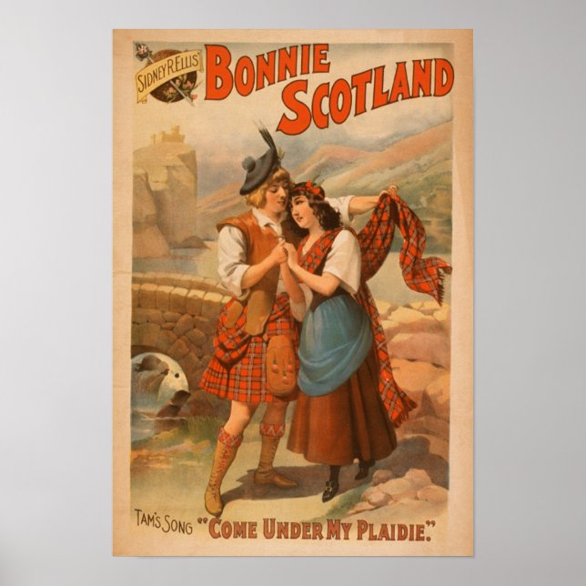 Póster Sidney R. Ellis' Bonnie Scotland Play (Frente)