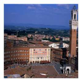 Póster Siena Tuscany Itália
