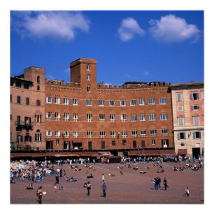 Póster Siena Tuscany Itália