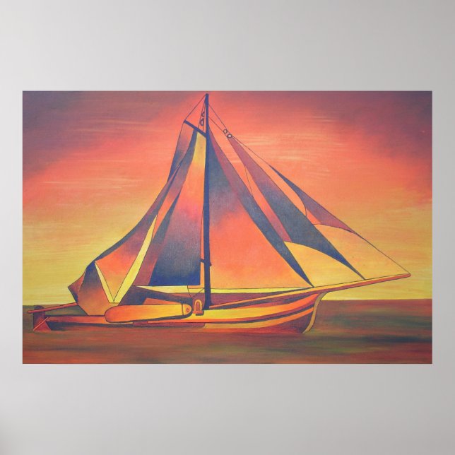 Poster Sienna Sails no Sunset (Frente)