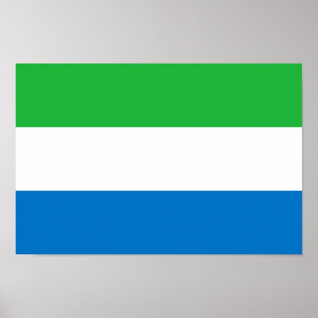 Poster Sierra Leone Flag (Frente)