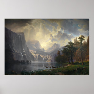 Poster Sierra Nevada Por Albert Bierstadt