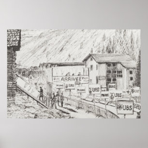 Póster Sierre to Zinal Mountain Race The Finish 2009