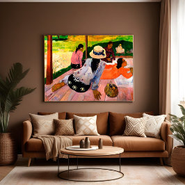 Poster Siesta de Paul Gauguin