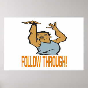 Póster Siga completamente