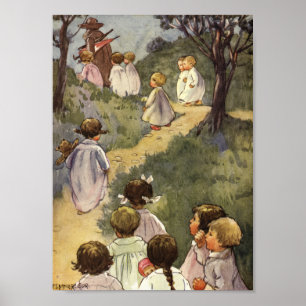 Poster Siga o Homem de Castanho por Angusine MacGregor