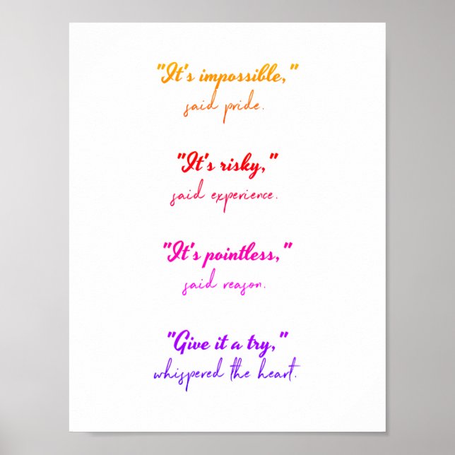 Poster Siga o seu coração (Frente)