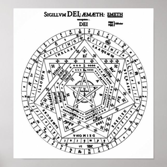 Póster Siggilum Dei Ameth [sem fronteira] (Frente)