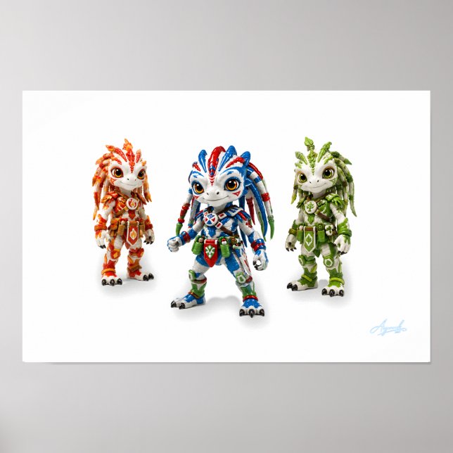 Poster Sigilkin — Guardiões Tribais (Frente)