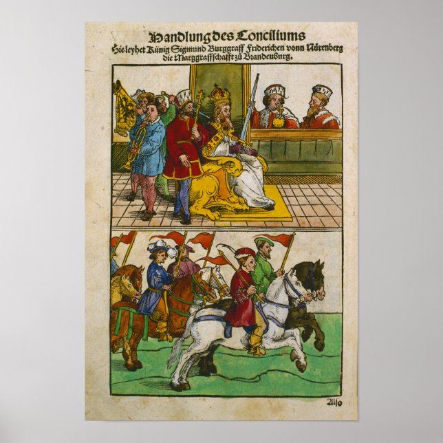 Póster Sigismund no Conselho de Constança (Frente)