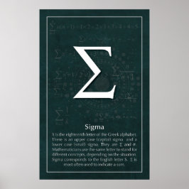 Póster Sigma