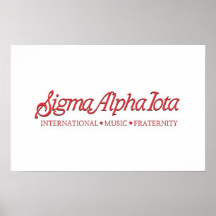 Poster Sigma Alpha Iota Irmandade Internacional de Música