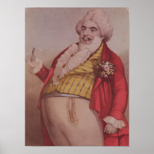 Póster Signor Lablache como o Dr. Dulcamara