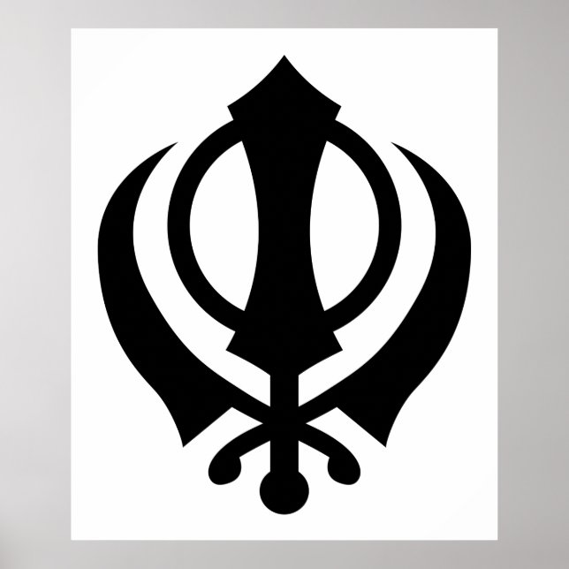 Poster Sikh Khanda (Frente)