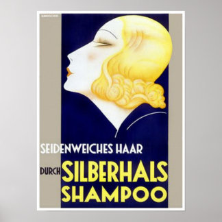 Poster Silberhals Shampoo