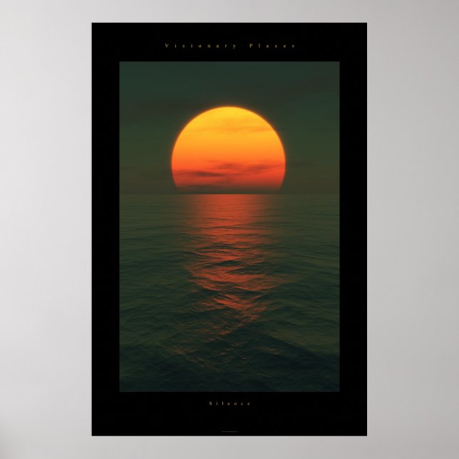 Póster silêncio (Frente)