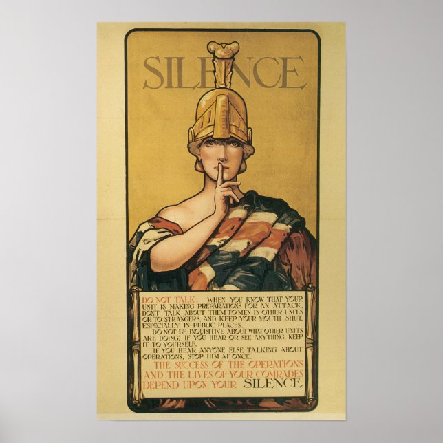 Póster Silêncio (Frente)