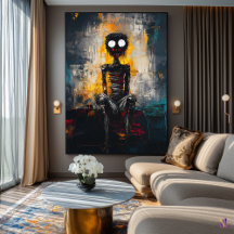 Silêncio Assombrado – Arte Figurativa Abstrata Exp