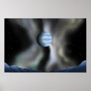 Poster Silêncio azul. Viagem a um distante planeta de gel