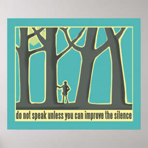 Poster Silêncio em Floresta